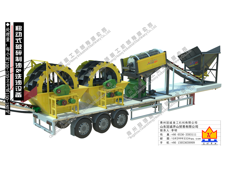 移動洗沙機(jī)械