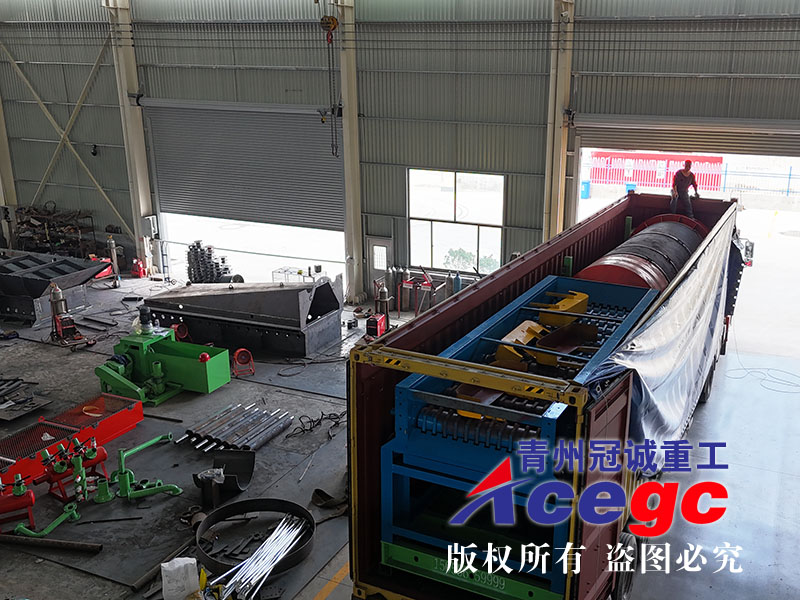 滾筒式洗沙機出口發(fā)貨